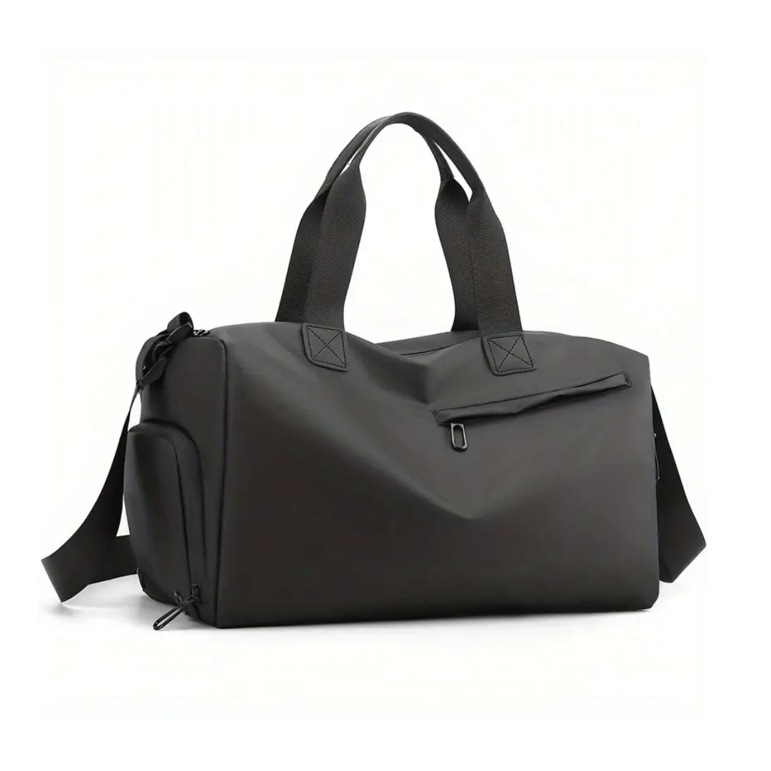 FlexBag Pro Waterproof Sports Bag with Shoe Compartment-Black-State of Style