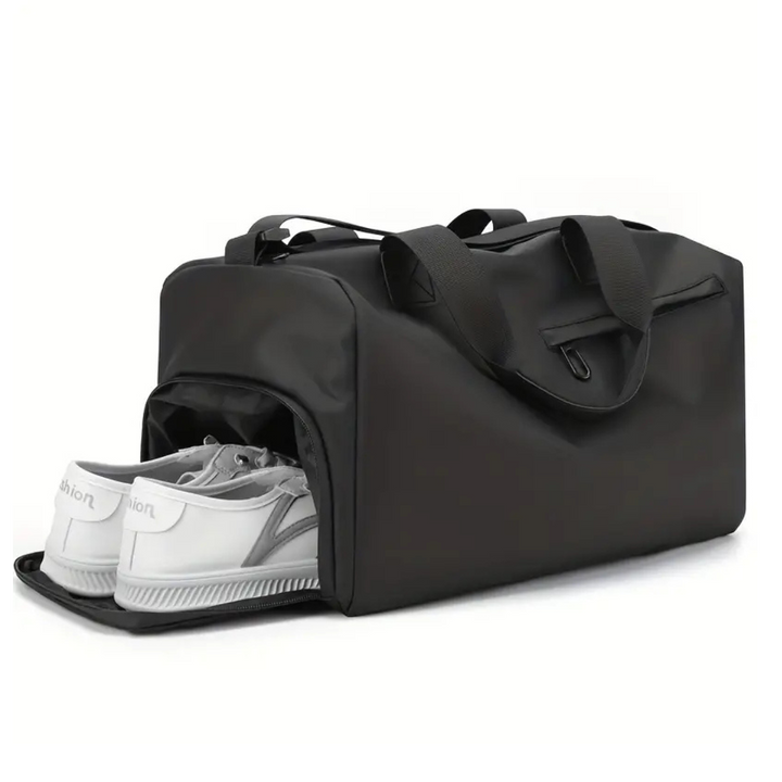 FlexBag Pro Waterproof Sports Bag with Shoe Compartment-Black-State of Style