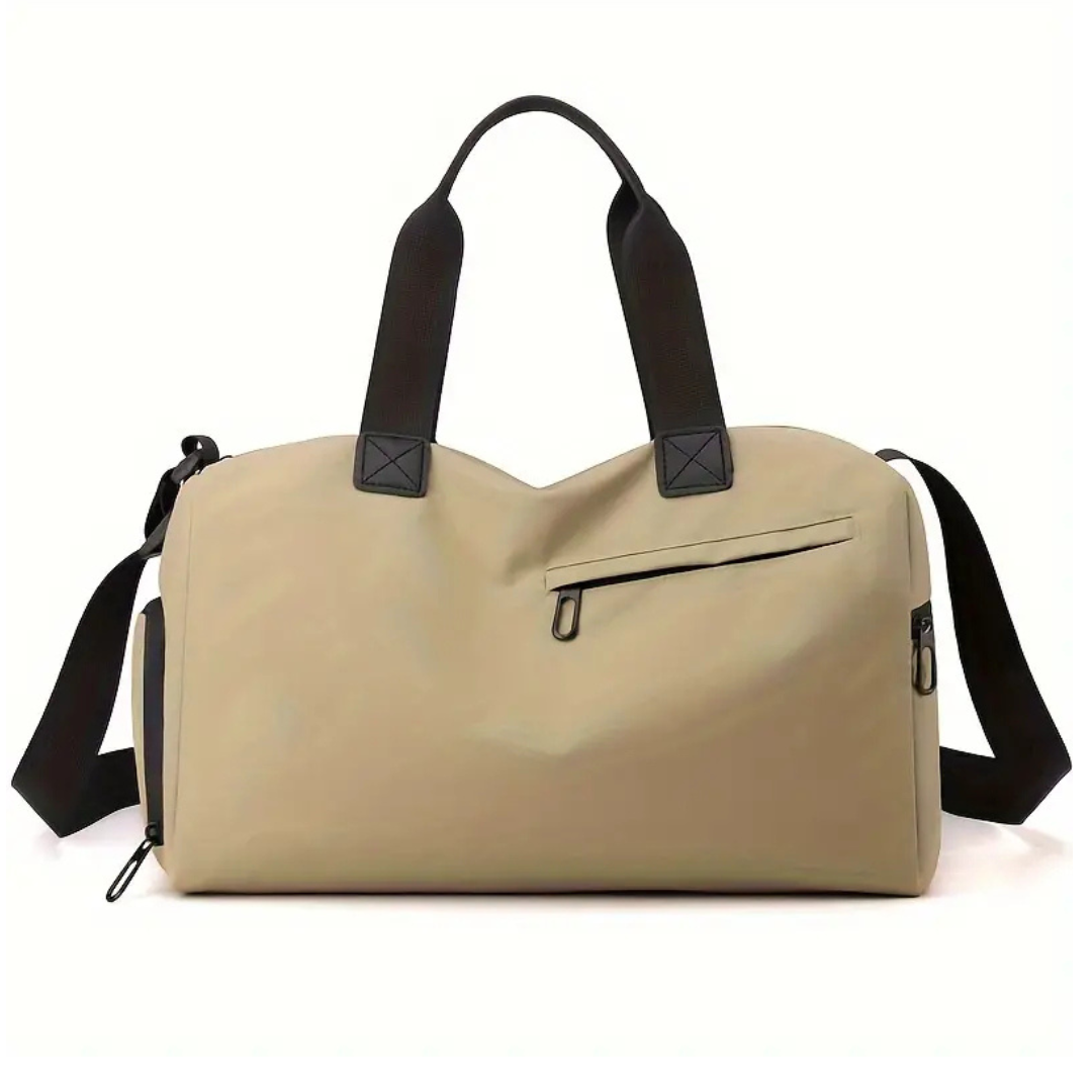 FlexBag Pro Waterproof Sports Bag with Shoe Compartment-Khaki-State of Style