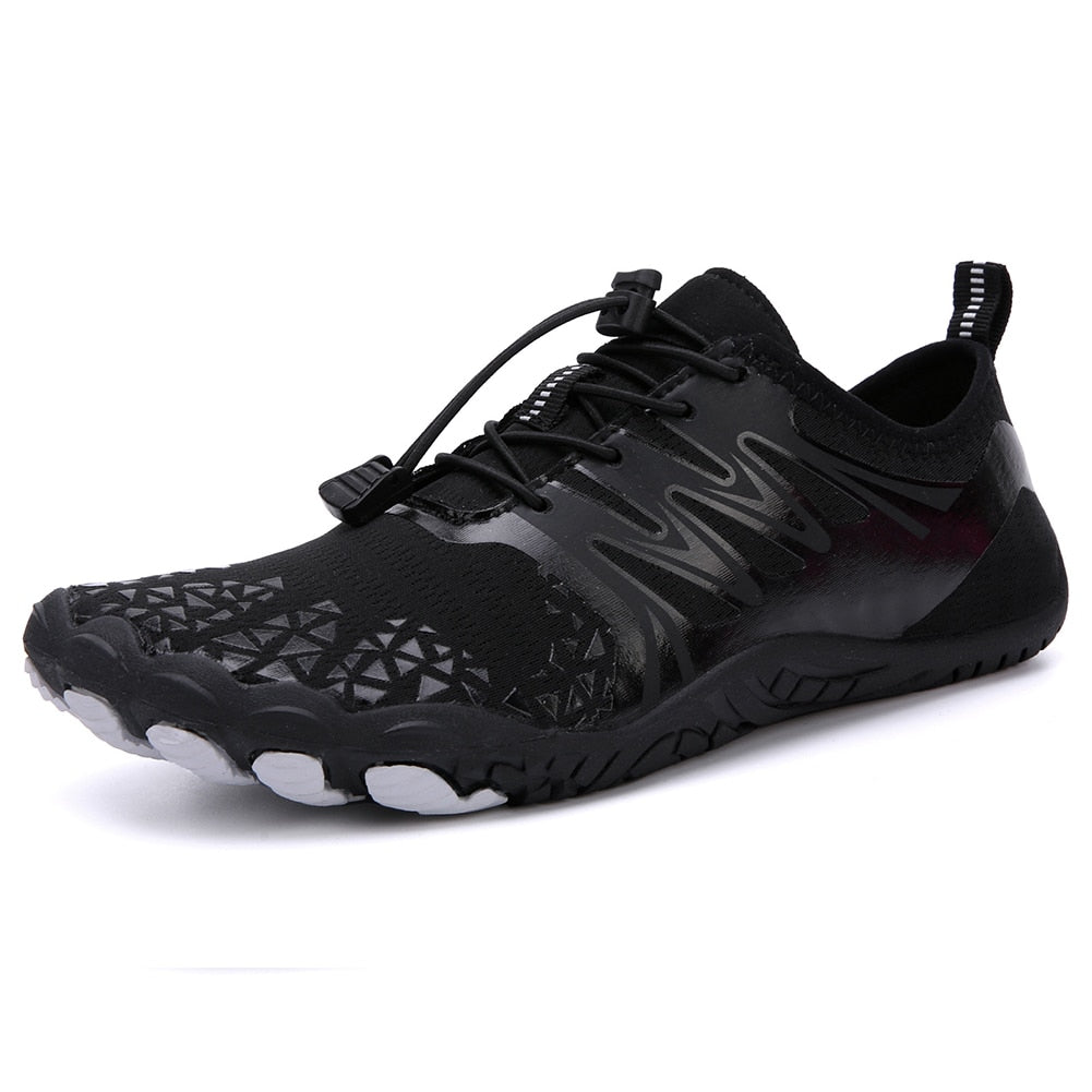 FlexBare 3.0 | Comfortable Barefoot Shoes for Everyone-Black Grey-3.5-State of Style