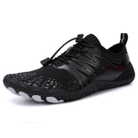 FlexBare 3.0 | Comfortable Barefoot Shoes for Everyone-Black Grey-3.5-State of Style