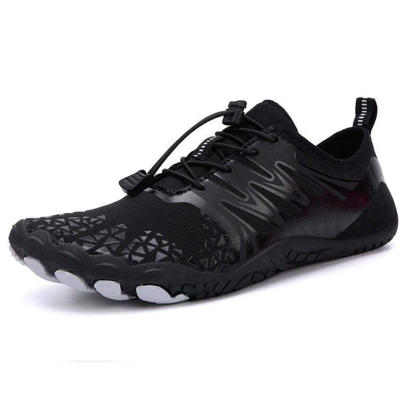FlexBare 3.0 | Comfortable Barefoot Shoes for Everyone-Black Grey-3.5-State of Style