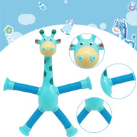 Flexible Giraffe Toy with Suction Cup - StretchyGiraffe-Pink-Without Lights-State of Style