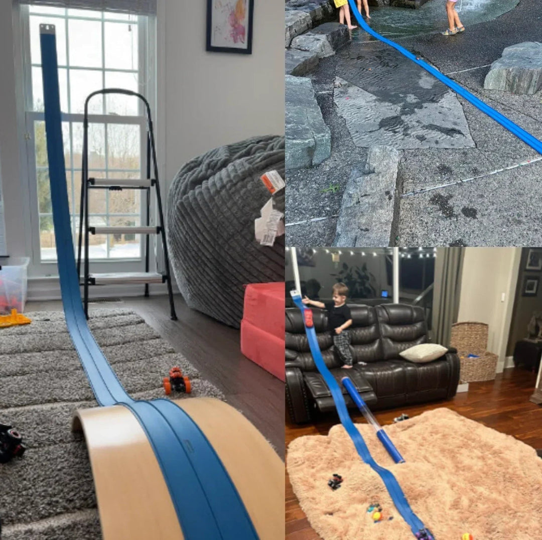 Flexible Play Lane with Vehicles – Zoomzy-Blue-State of Style