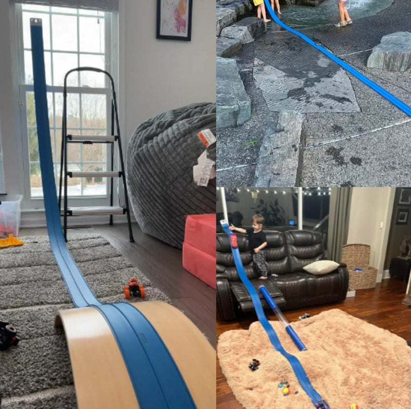 Flexible Play Lane with Vehicles – Zoomzy-Blue-State of Style