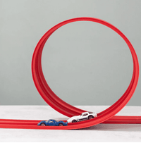 Flexible Play Lane with Vehicles – Zoomzy-Red-State of Style
