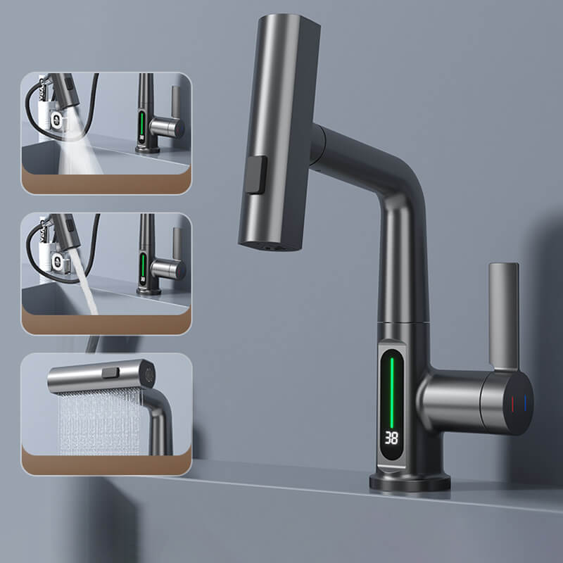 Flexible Tap - WaterMaster-Black Metal with display-State of Style