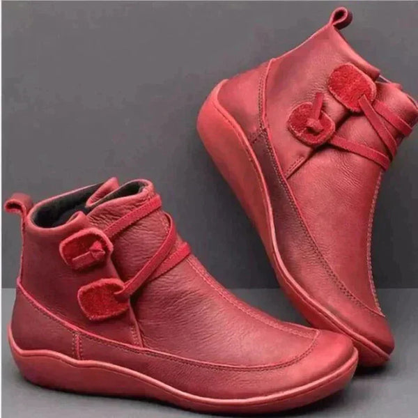 FlexiComfort Ortho Boots – Supportive & Stylish Footwear for All-Day Wear-Red-3.0-State of Style