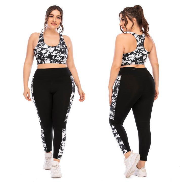 FlexiFit Plus Size Activewear Set – Confident & Comfortable Training Gear-Multi-Colour A-2XL-State of Style