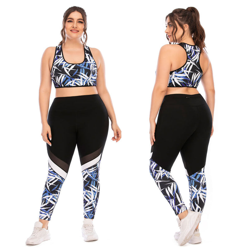 FlexiFit Plus Size Activewear Set – Confident & Comfortable Training Gear-Multi-Colour A-2XL-State of Style
