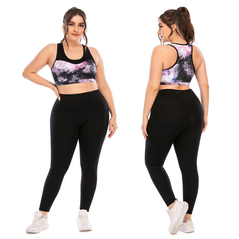 FlexiFit Plus Size Activewear Set – Confident & Comfortable Training Gear-Multi-Colour A-2XL-State of Style
