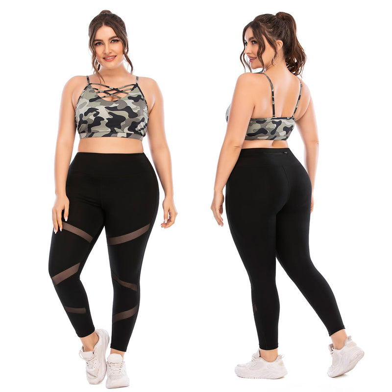 FlexiFit Plus Size Activewear Set – Confident & Comfortable Training Gear-Multi-Colour A-2XL-State of Style