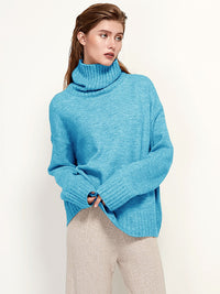 FlipShirt | Elegant & Cozy Women's Turtleneck Sweater-Apricot-XS-State of Style