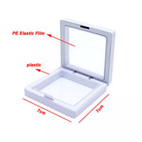 Floating Jewellery Display Boxes | 10-Piece Set-BLACK-7 X 7 CM-State of Style