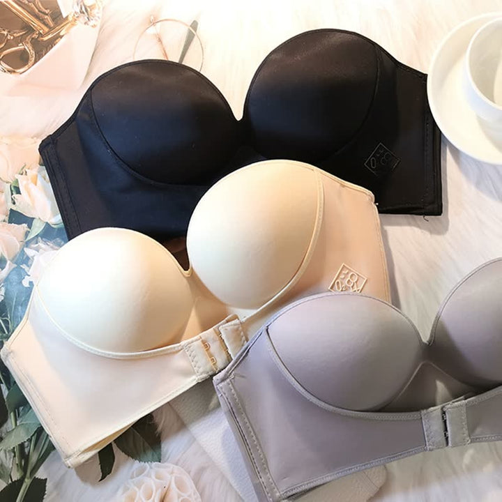 FloatyBra | Strapless Push-Up Bra for Maximum Support-Black-10A-State of Style