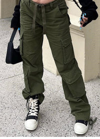 FloortjesPants | Stylish & Functional Women's Cargo Pants-Khaki-S-State of Style