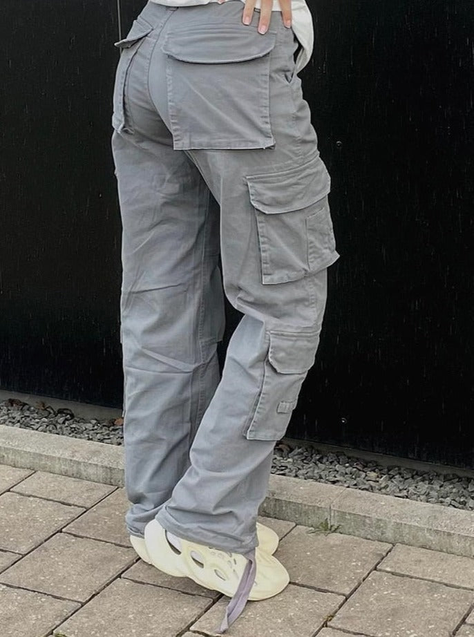 FloortjesPants | Stylish & Functional Women's Cargo Pants-Khaki-S-State of Style