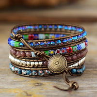 Flora Flower Protection Wrap Bracelet - Boho Elegance-State of Style