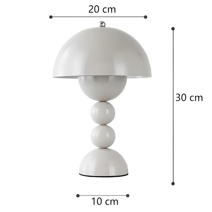 FloraGlow Table Lamp - Scandinavian Design-Black-State of Style