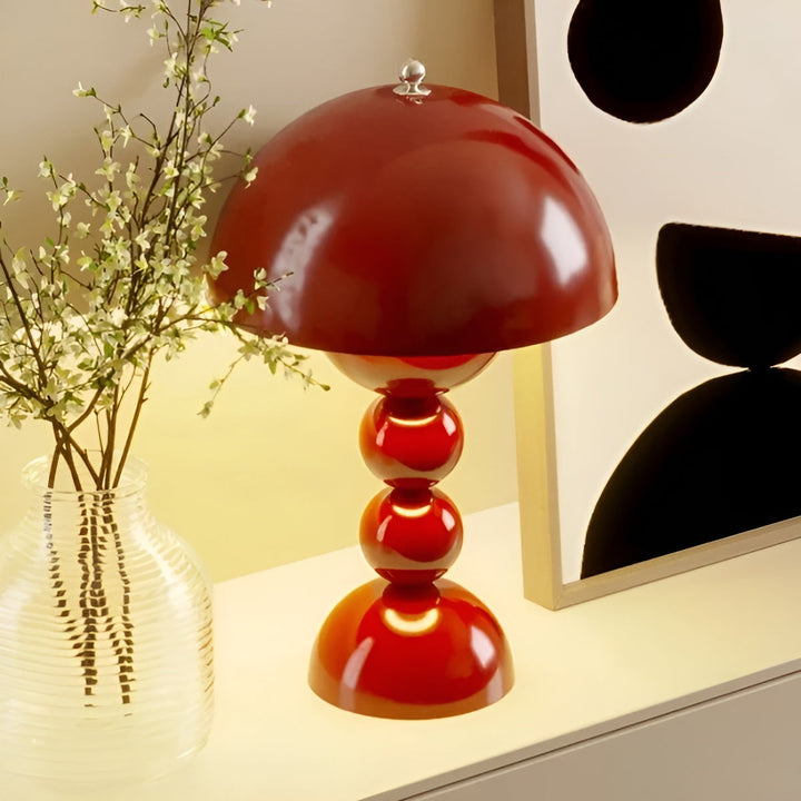 FloraGlow Table Lamp - Scandinavian Design-Black-State of Style