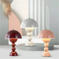FloraGlow Table Lamp - Scandinavian Design-Black-State of Style