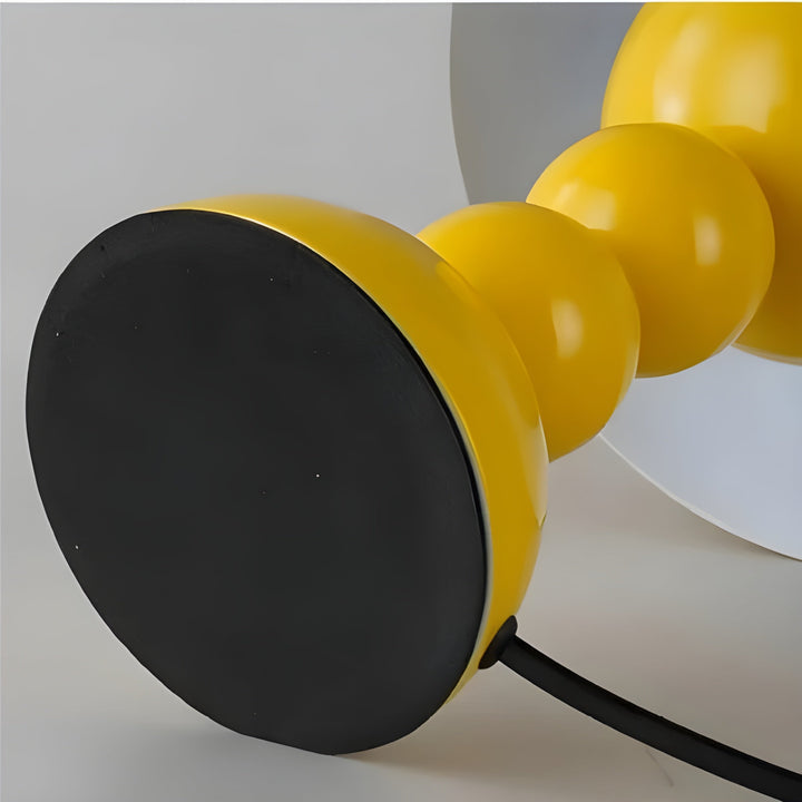 FloraGlow Table Lamp - Scandinavian Design-Black-State of Style
