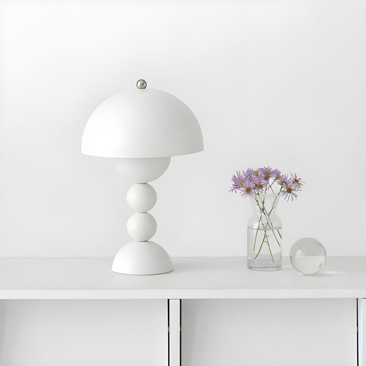 FloraGlow Table Lamp - Scandinavian Design-Black-State of Style