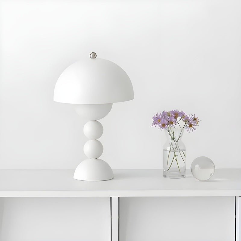 FloraGlow Table Lamp - Scandinavian Design-Black-State of Style