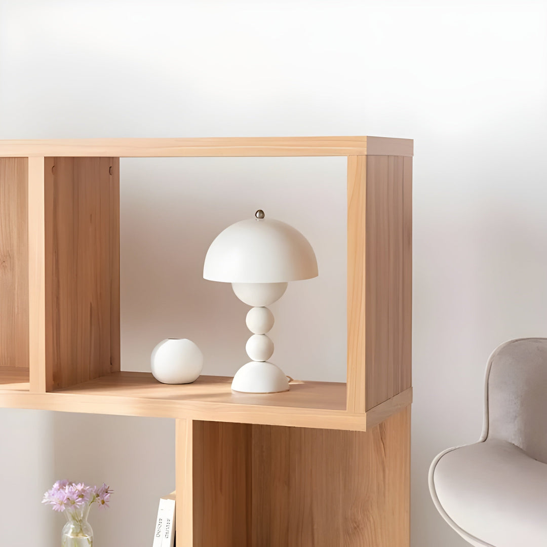 FloraGlow Table Lamp - Scandinavian Design-Black-State of Style