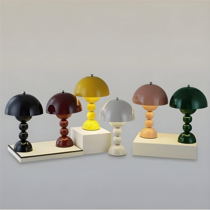 FloraGlow Table Lamp - Scandinavian Design-Black-State of Style