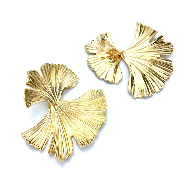 Floral Earrings in Gold and Silver – Liora-Gold-State of Style