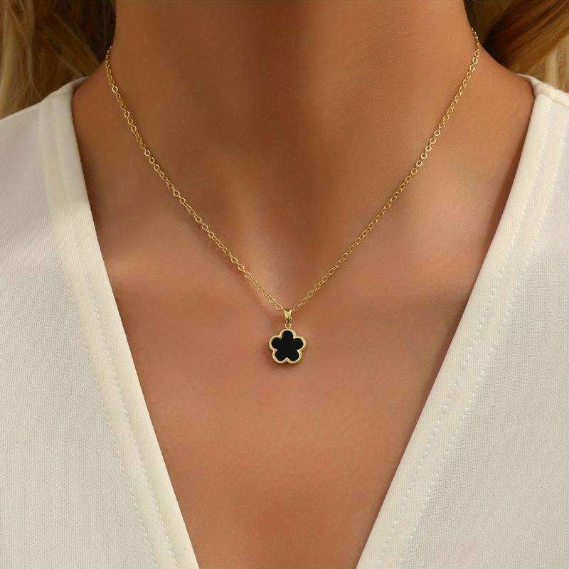 Floral Necklace of Joy – Fiora-Black-State of Style