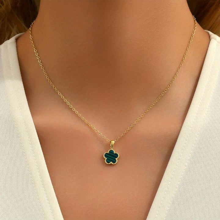 Floral Necklace of Joy – Fiora-Green-State of Style