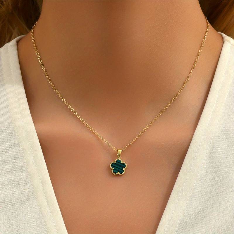 Floral Necklace of Joy – Fiora-Green-State of Style