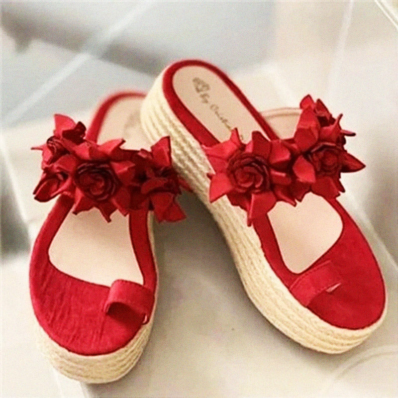 Floral Sandals | Elegant Women's Footwear-Black-3.0-State of Style