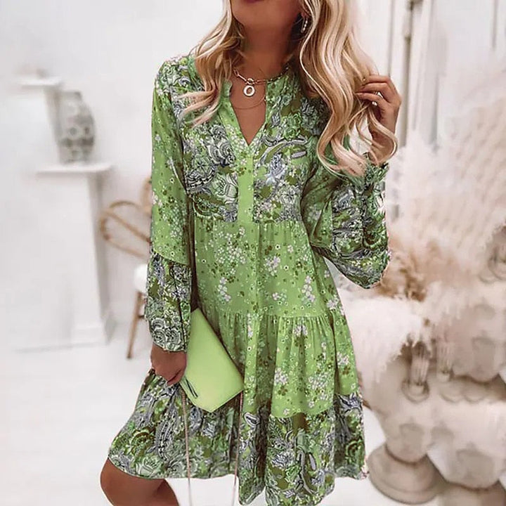 Floral Summer Dress | Elegant & Breezy-Pink-S-State of Style