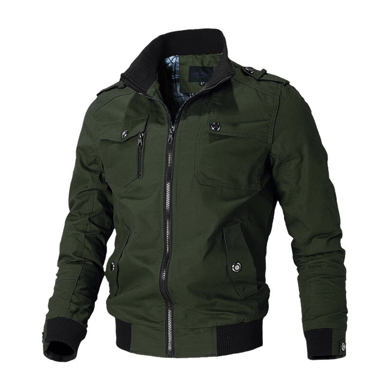 FlorisJacket | Lightweight Windbreaker Jacket for Men-Green-M-State of Style