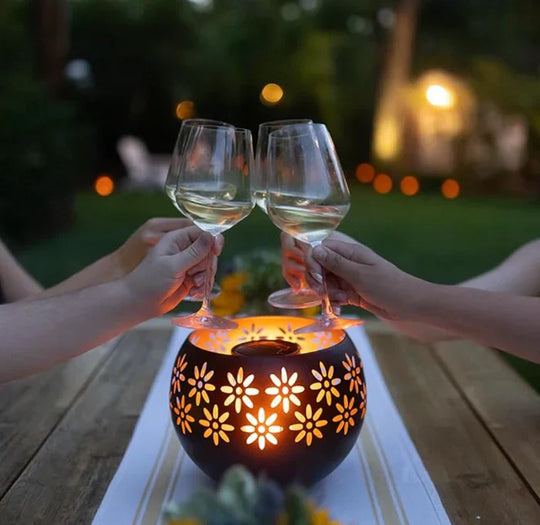 Flower Candle Lamp with Diffuser – Fleuris-State of Style