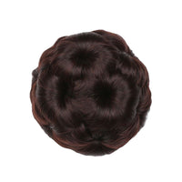 Flower-shaped Hair Clip with Hair Extension – Fiora-Dark purple-State of Style