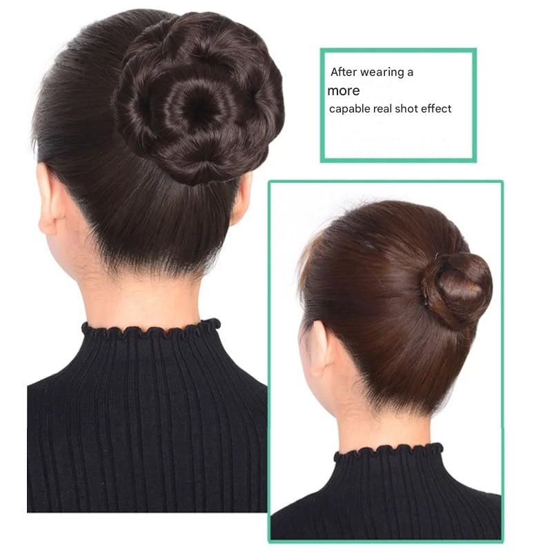 Flower-shaped Hair Clip with Hair Extension – Fiora-Maro-State of Style