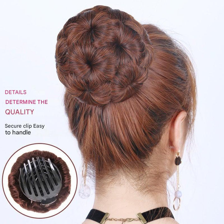 Flower-shaped Hair Clip with Hair Extension – Fiora-Maro-State of Style
