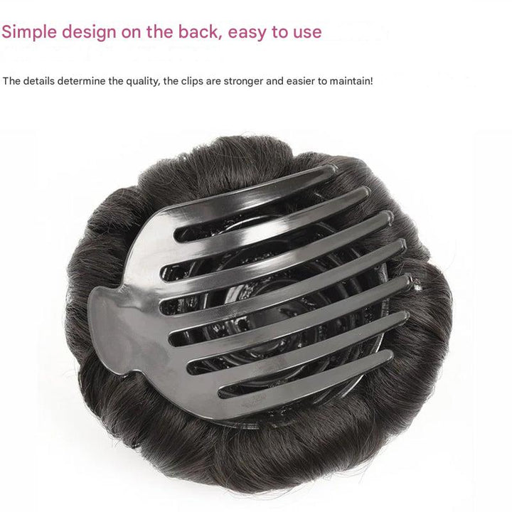 Flower-shaped Hair Clip with Hair Extension – Fiora-Maro-State of Style