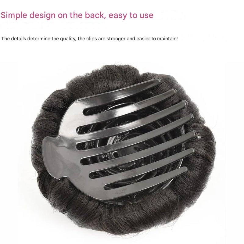 Flower-shaped Hair Clip with Hair Extension – Fiora-Maro-State of Style