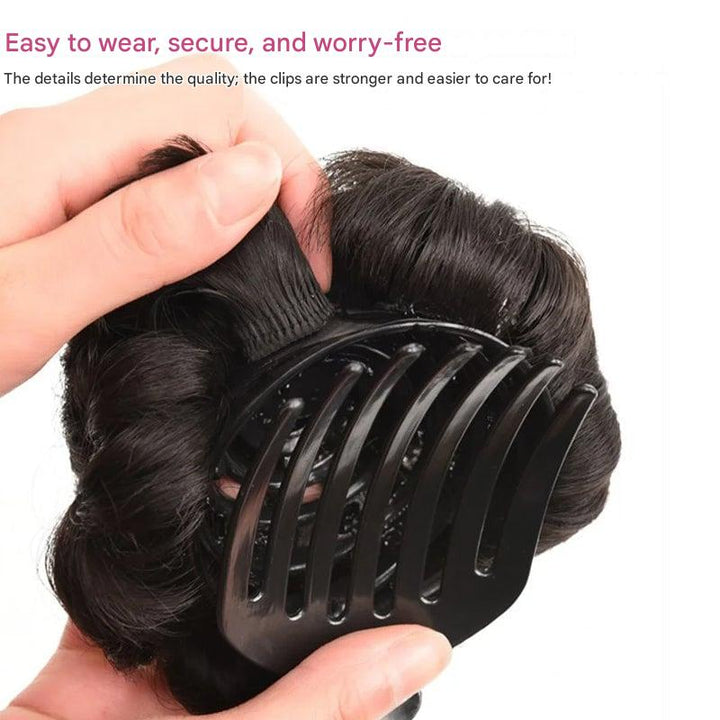 Flower-shaped Hair Clip with Hair Extension – Fiora-Maro-State of Style