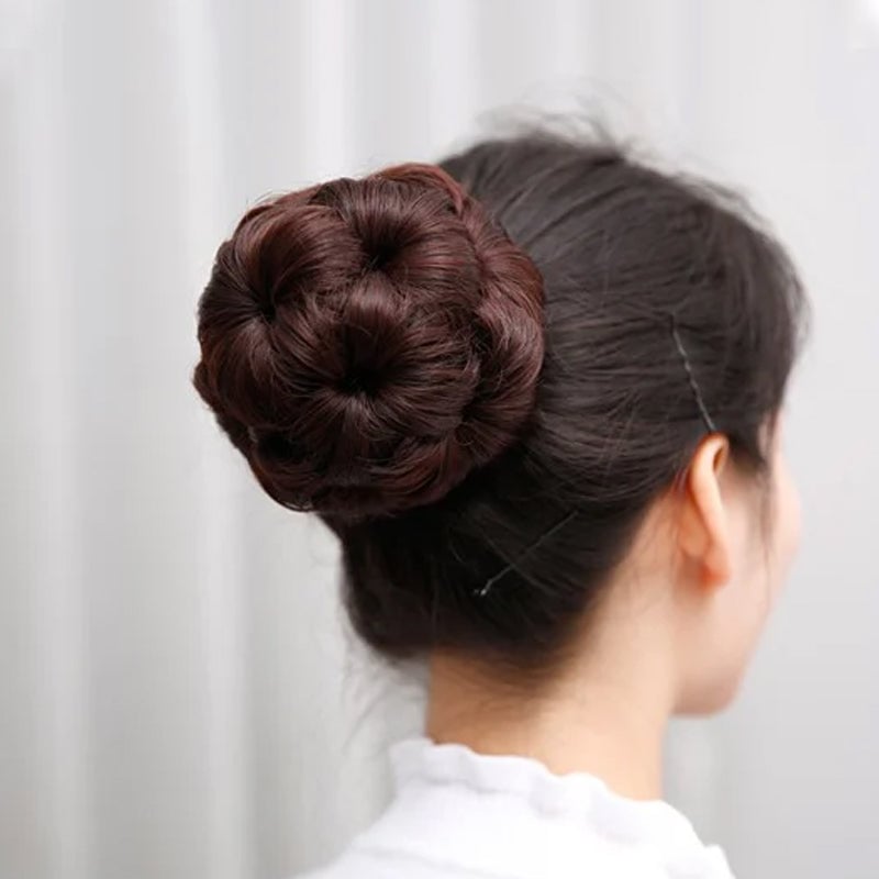 Flower-shaped Hair Clip with Hair Extension – Fiora-Maro-State of Style