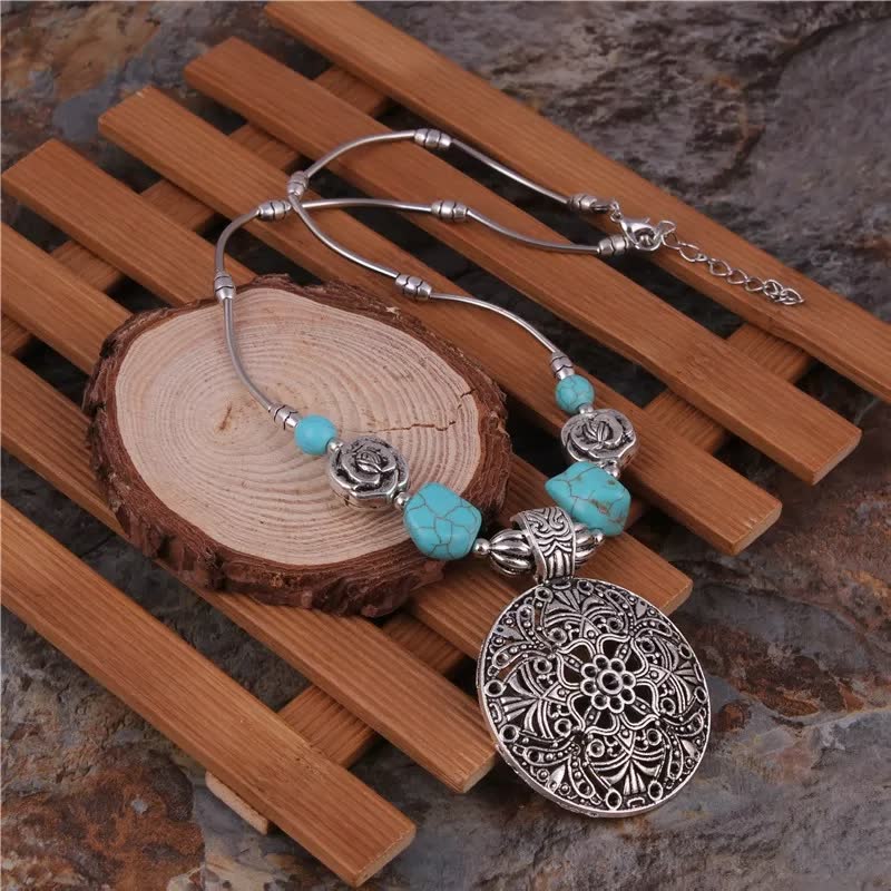 FlowerChain | Elegant & Stylish Women's Necklace-Silver-State of Style