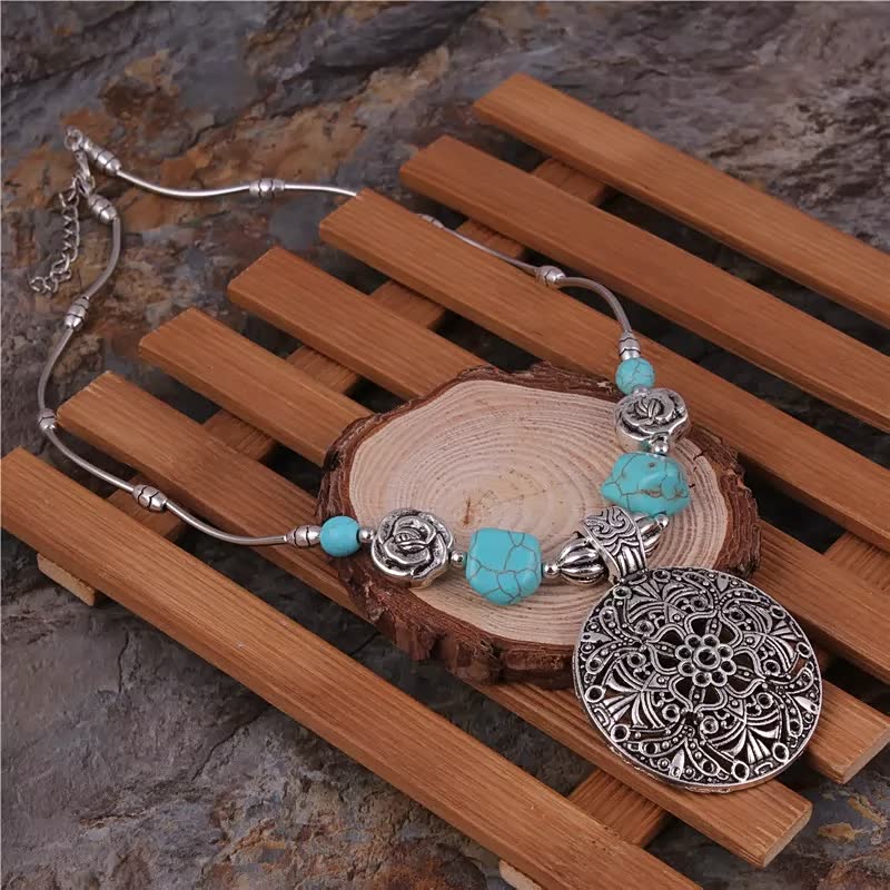 FlowerChain | Elegant & Stylish Women's Necklace-Silver-State of Style