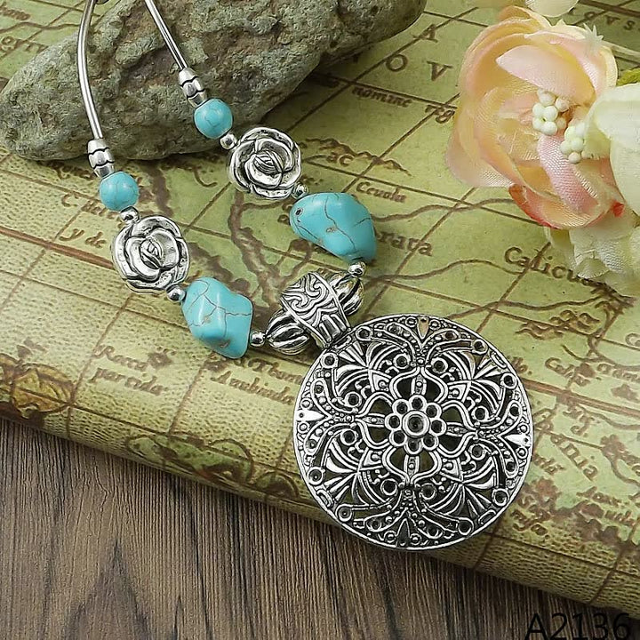 FlowerChain | Elegant & Stylish Women's Necklace-Silver-State of Style
