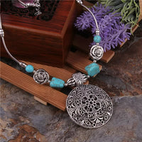 FlowerChain | Elegant & Stylish Women's Necklace-Silver-State of Style
