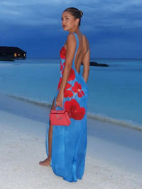 Flowy long summer maxi dress with a flowing silhouette – Zelda-S-State of Style